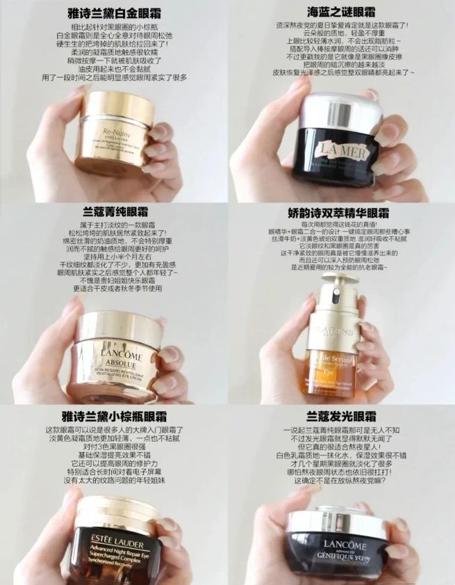 题眼霜少不了分享6款经典款大牌眼霜九游会J9入口想要对抗眼部的各种问(图1)