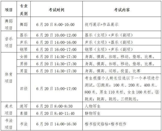 中学2025年艺体特长生招生方案j9九游